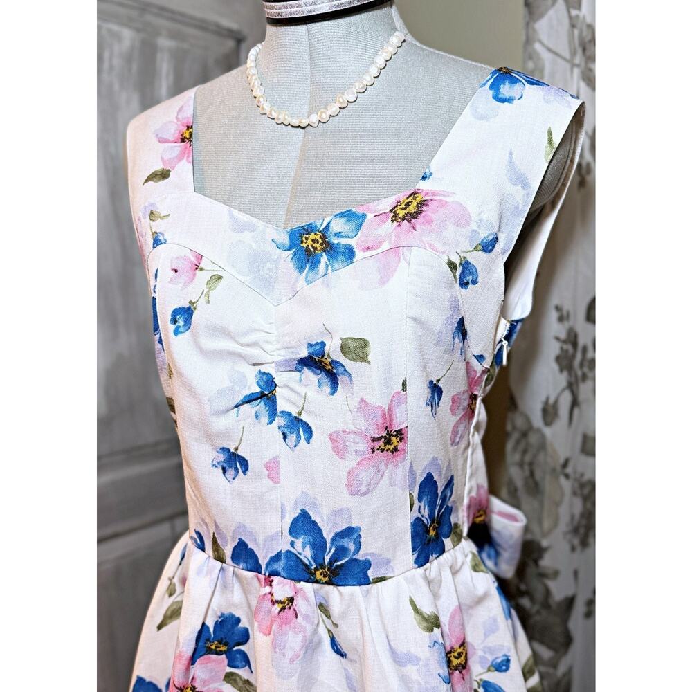 Liz Lisa Large Floral Back Ribbon OP Dress Jfashion Gyaru Himekaji Girl Japan - Picture 6 of 16